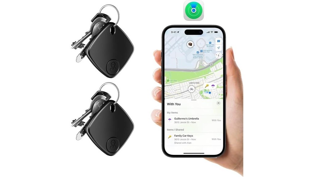 dual bluetooth key tracker
