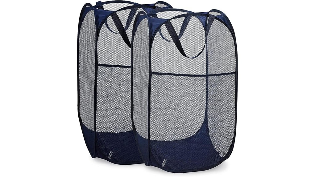 dual collapsible mesh hampers