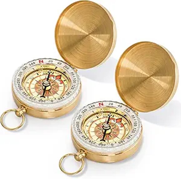dual copper glow compasses