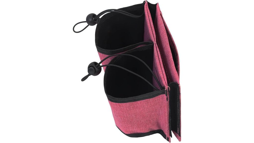 dual cup suitcase holder