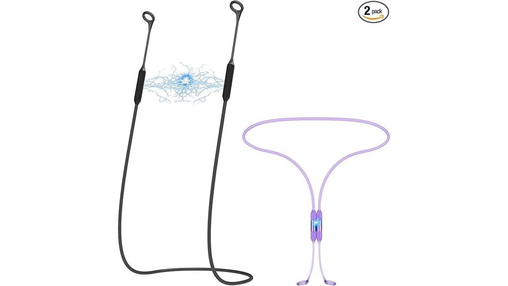 dual earplug magnetic lanyard