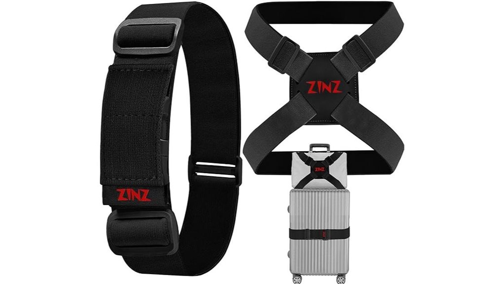 dual elastic travel straps