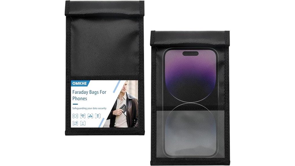 dual faraday phone bags