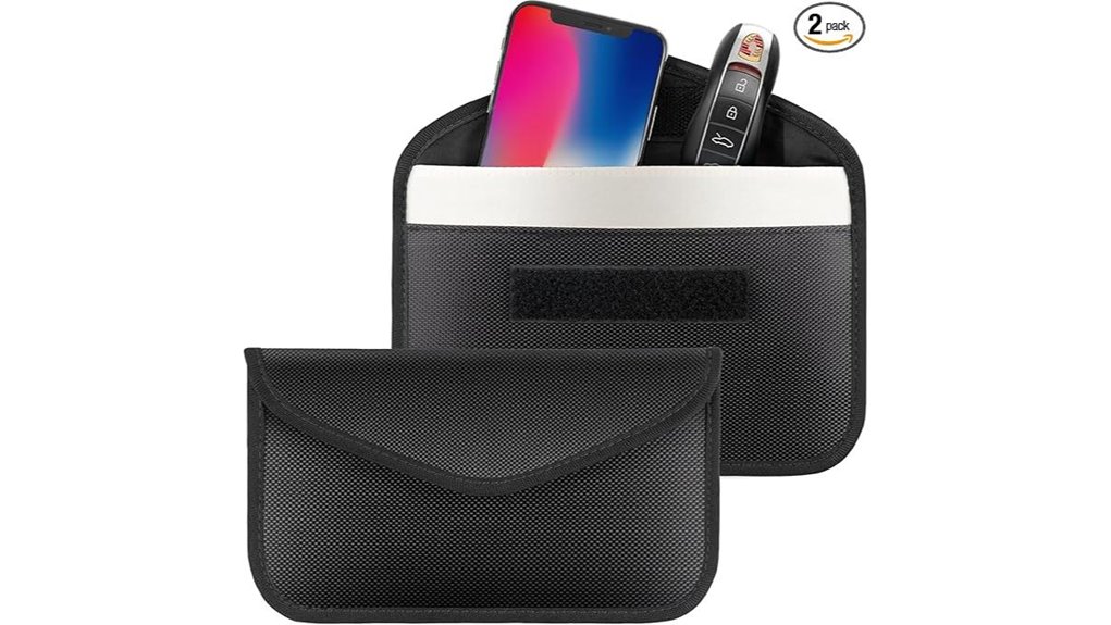 dual faraday phone key bags