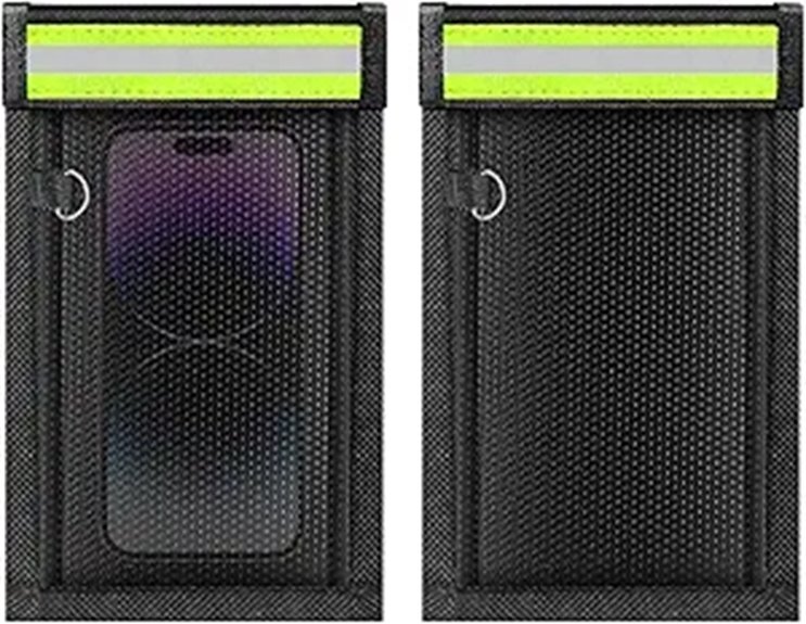dual faraday phone key bags