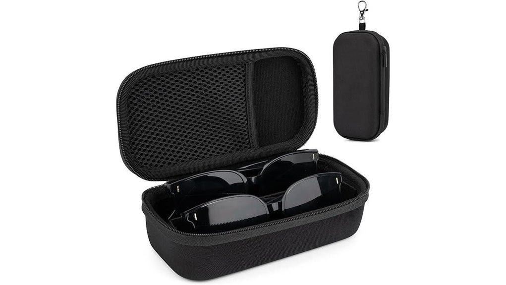 dual hard shell travel organizer