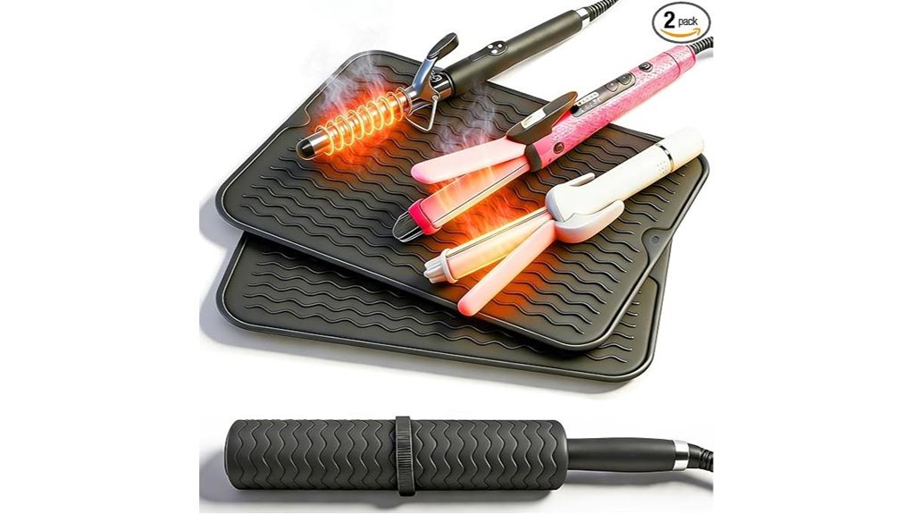 dual heat protection mat