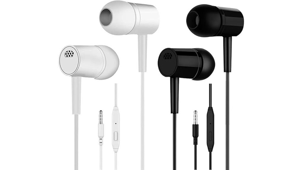 dual noise isolating earbuds