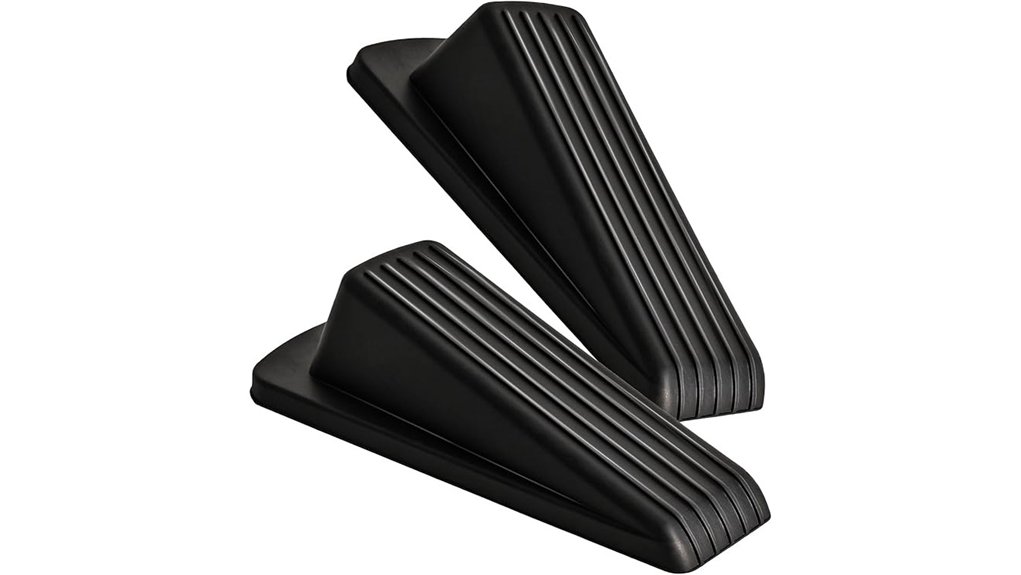 dual rubber door stoppers