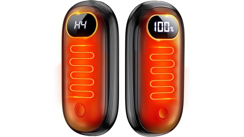 dual sided rechargeable handwarmers 2 pack