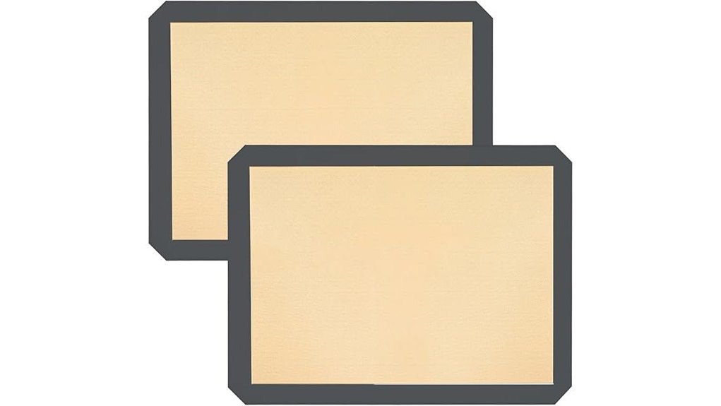 dual silicone non stick mats