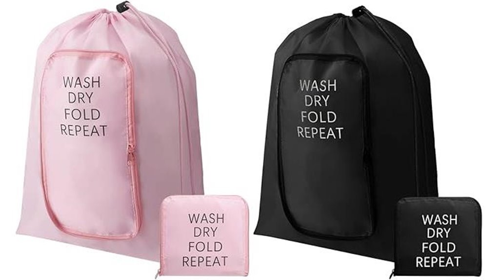 dual travel laundry bag 22x18