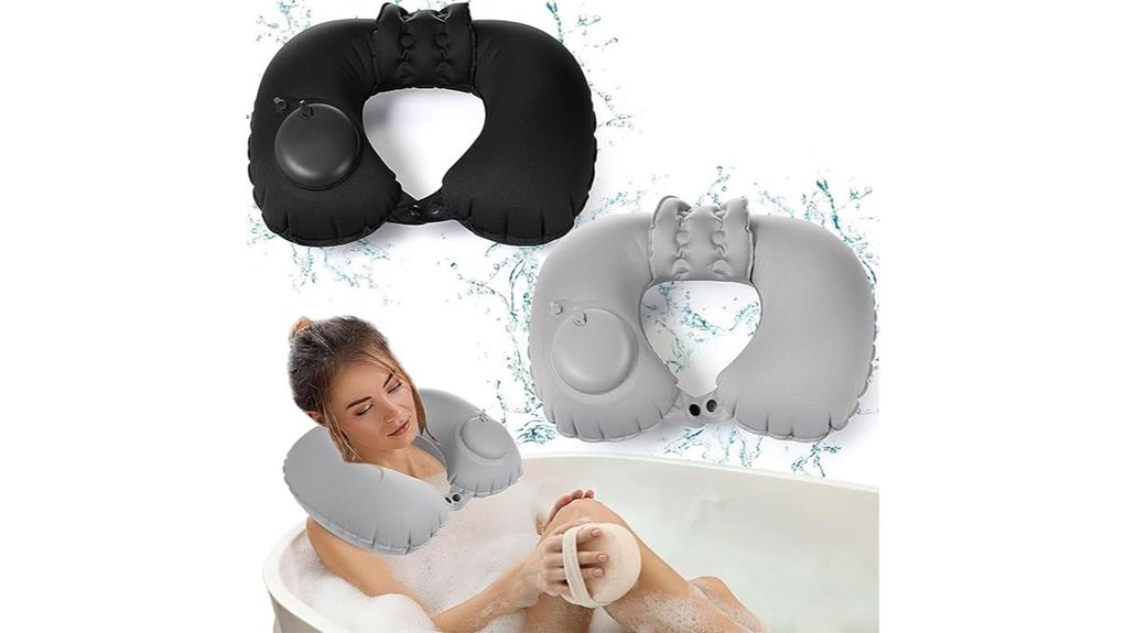 dual u shaped travel pillows