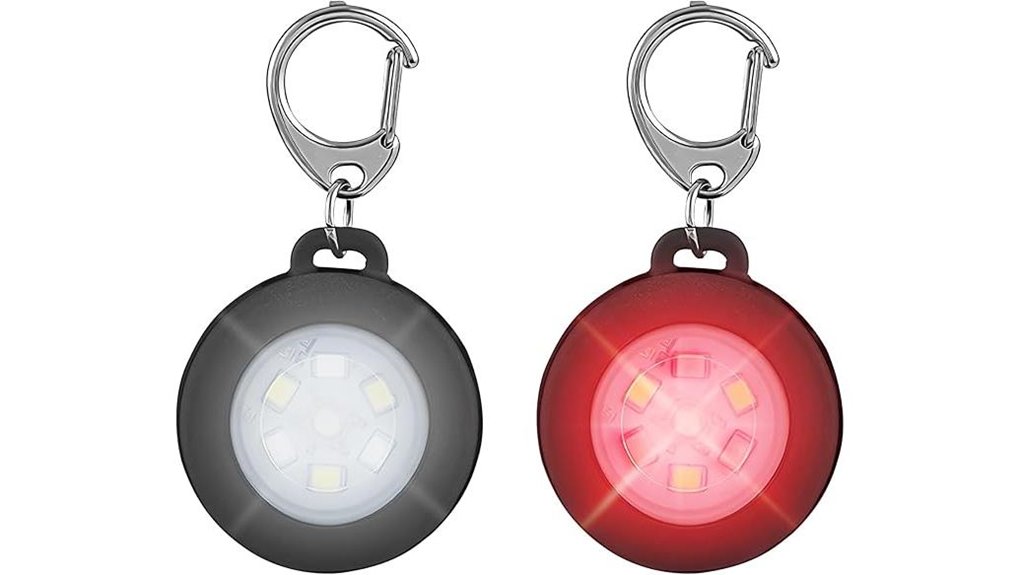 dual ultra bright waterproof keychains