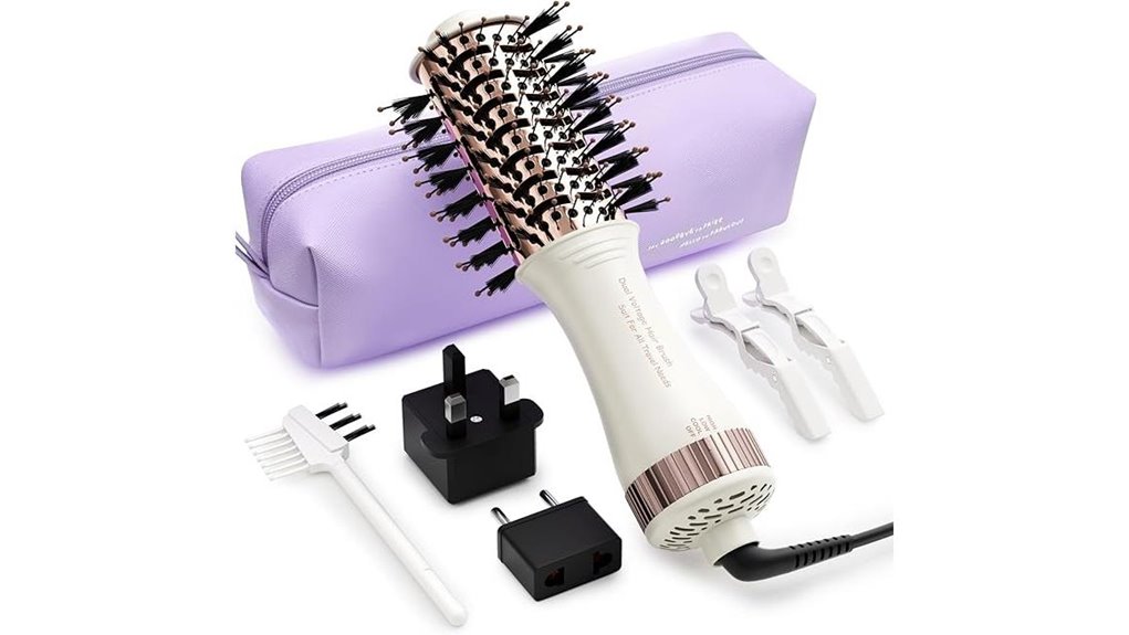 dual voltage 4 in 1 travel hairdryer