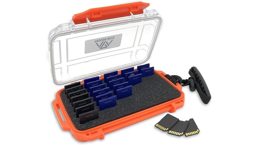 durable waterproof sd holder