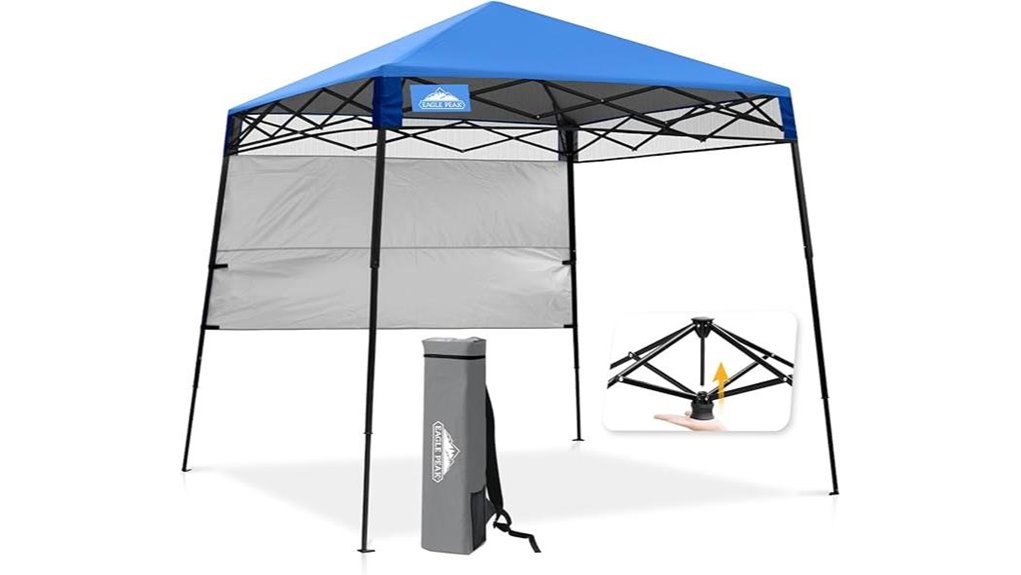 eaglepeak blue pop up tent