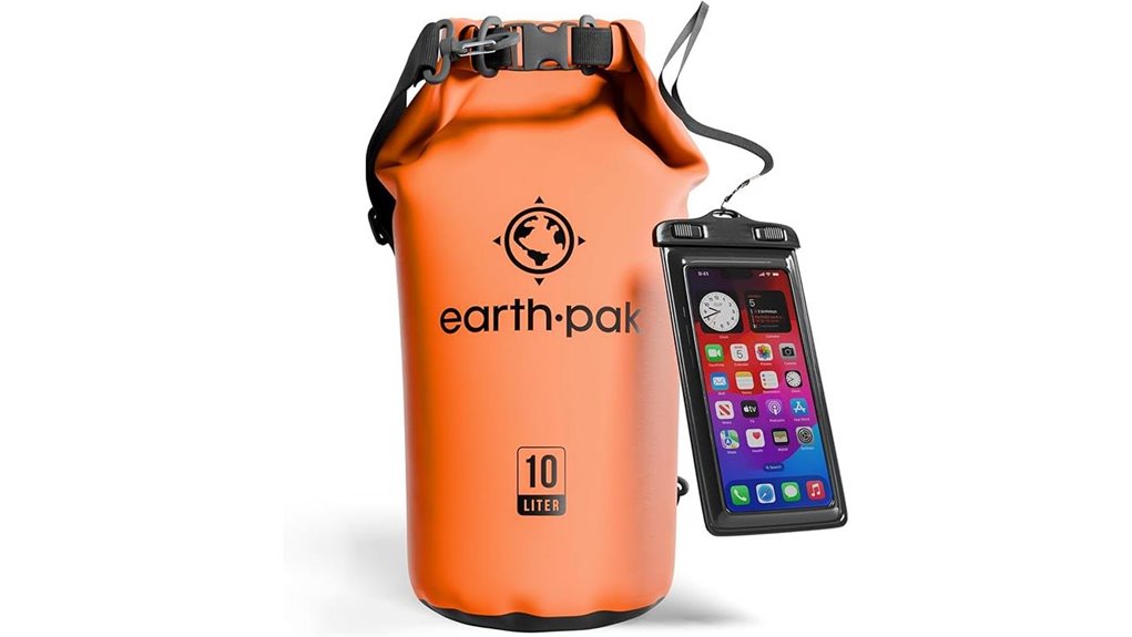 earth pak waterproof roll top