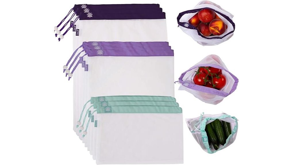 eco friendly lotus mesh bags