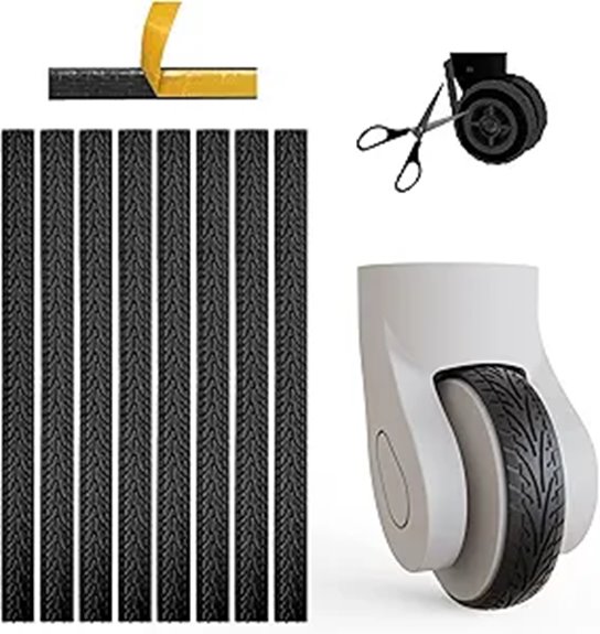 eight black wheel covers