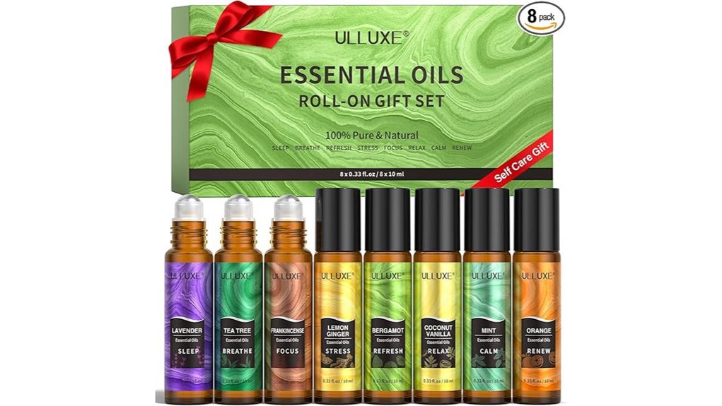 eight essential oil roll ons