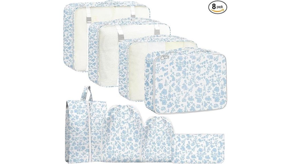 eight mesh suitcase cubes