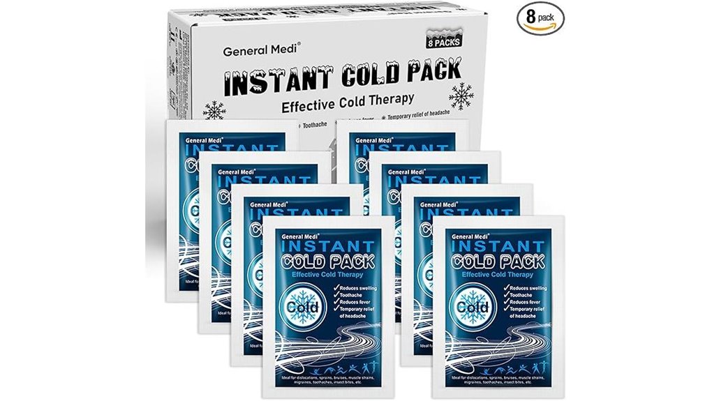 eight pack instant ice packs