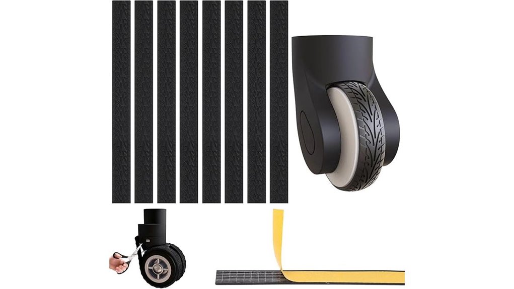 eight piece silicone wheel covers