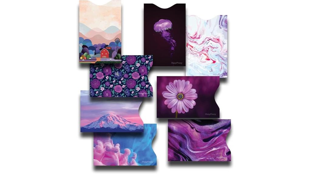 eight purple rfid anti theft