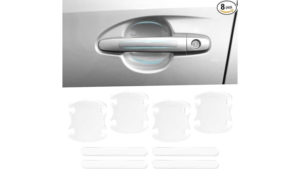 eight transparent pet protectors