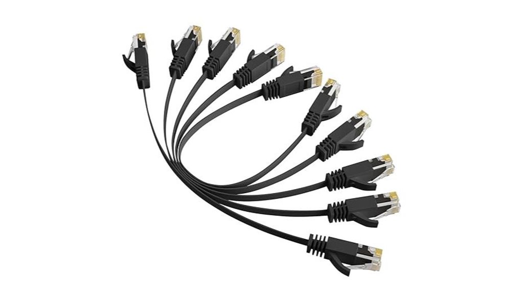 elecan 5 pack 1ft cat6