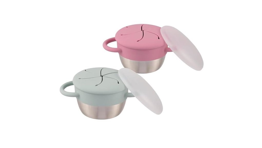 elk stainless silicone cups