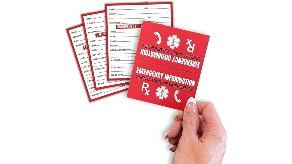 emergency id wallet pack