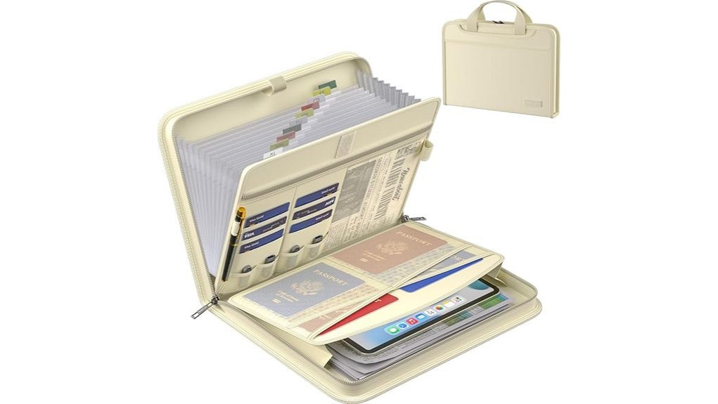 engpow fireproof accordion file