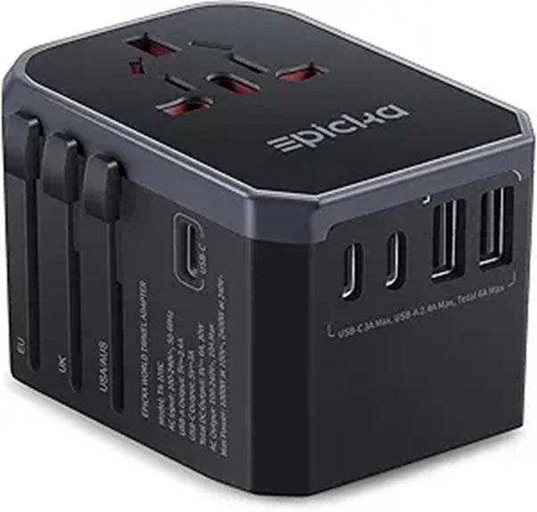 epicka universal 5 usb adapter