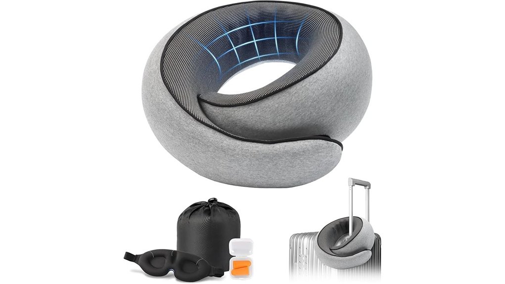 ergonomic sleep mask pillow