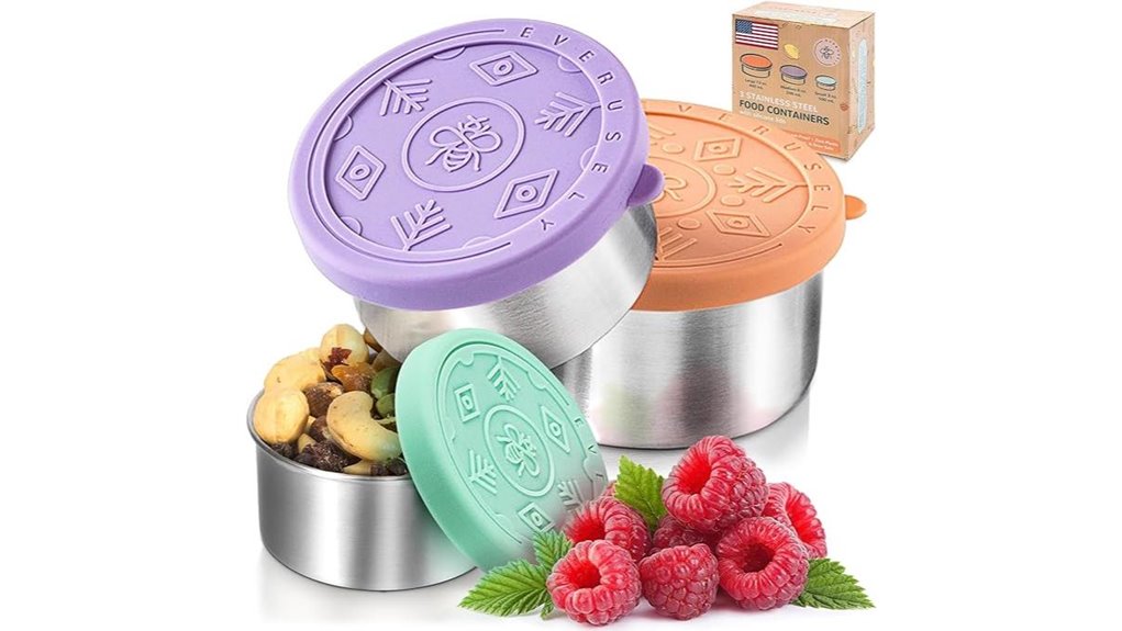 everusely 3 pack stainless steel