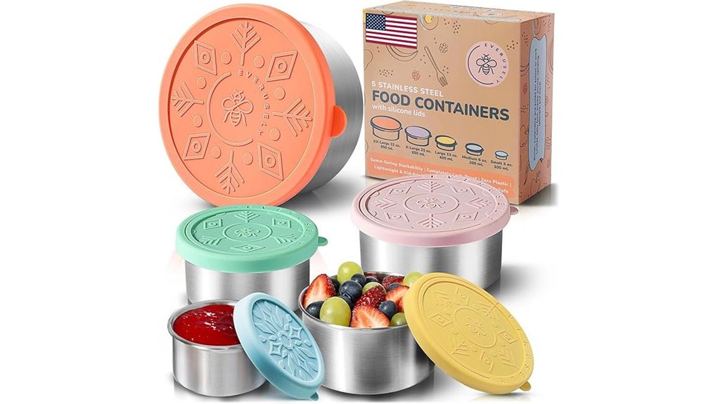 everusely stainless containers set