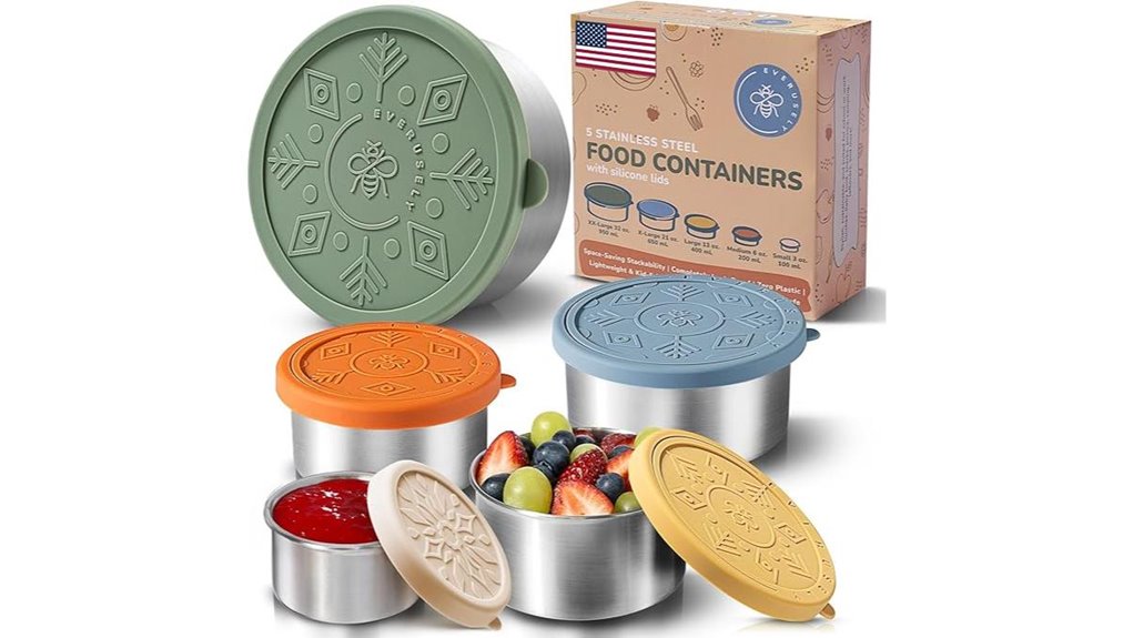 everusely stainless steel containers