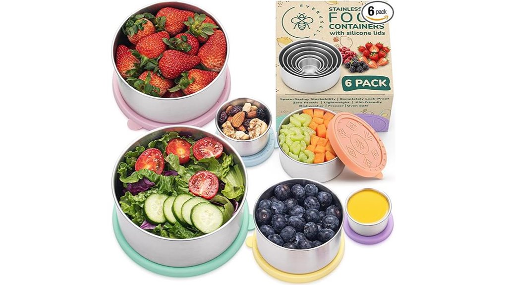 everusely stainless steel containers