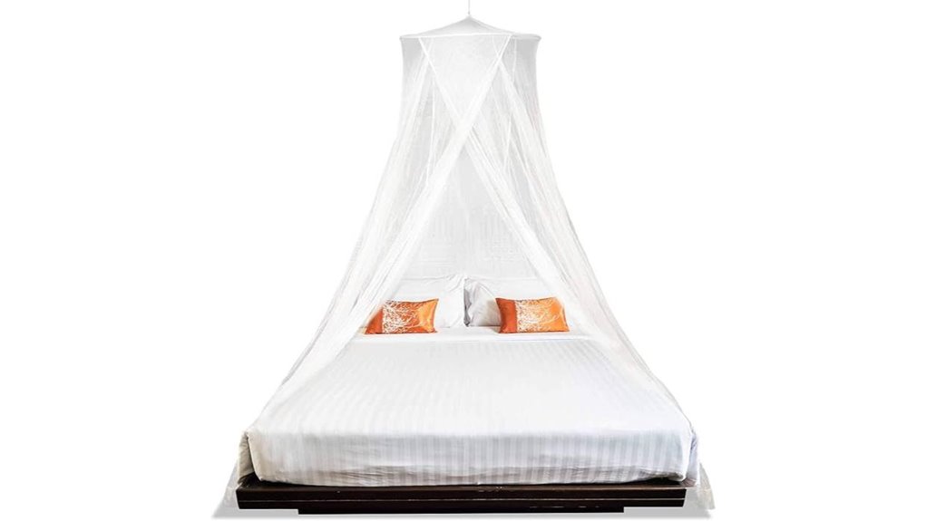 extra large white mosquito net