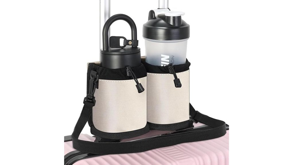 extra luggage cup holder