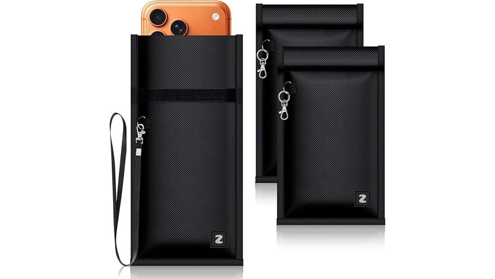 faraday signal blocking pouch duo