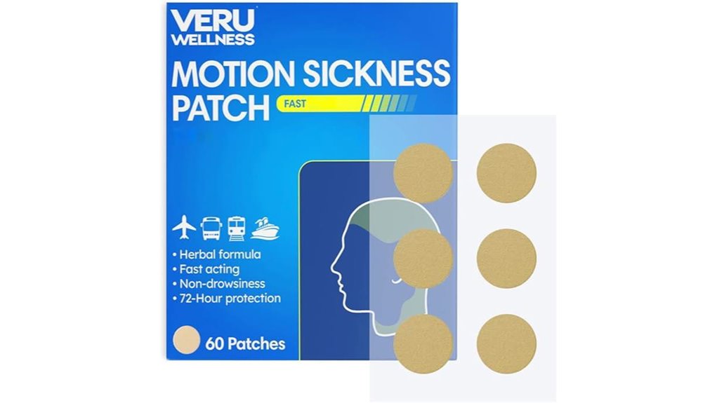 fast acting waterproof 60 count patch