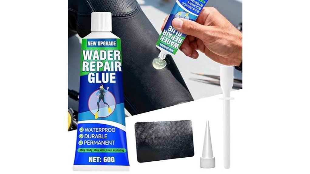 fast drying waterproof wader glue