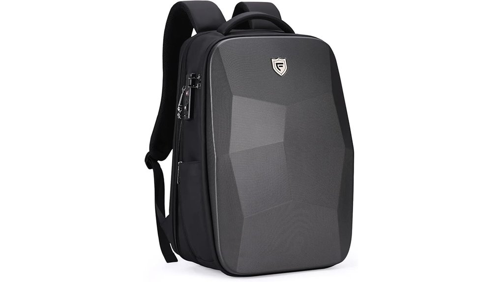 fenruien hardshell anti theft backpack