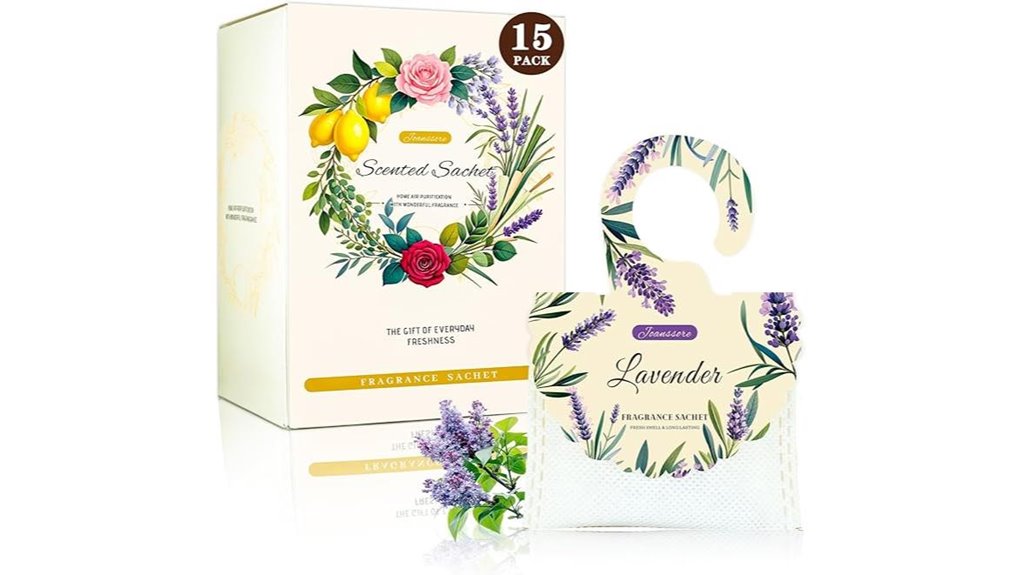 fifteen lavender sachets freshener
