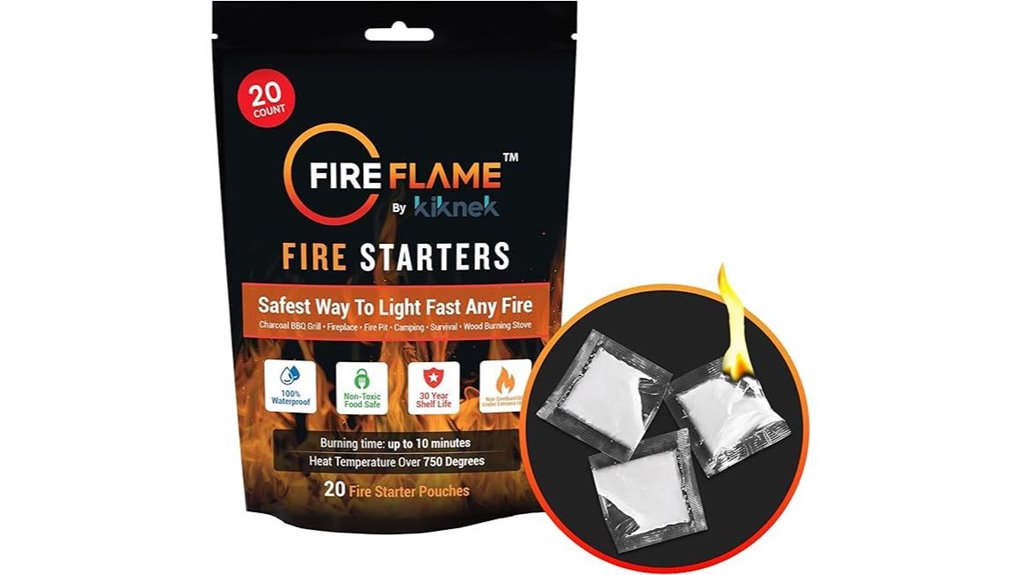 fireflame 20 waterproof starters