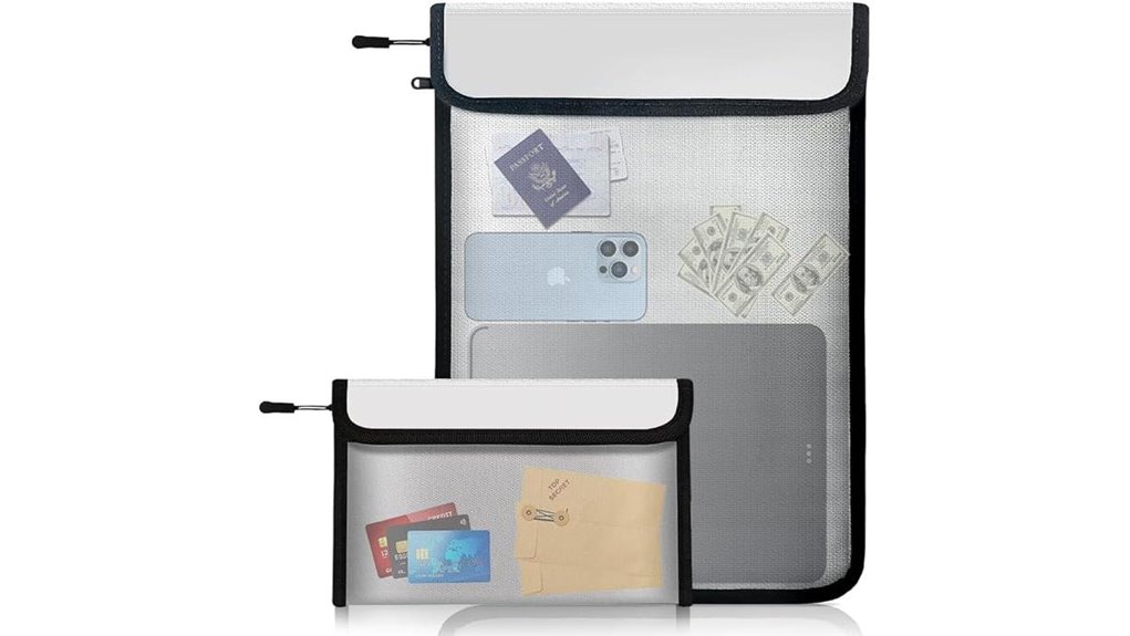 fireproof waterproof dual bag