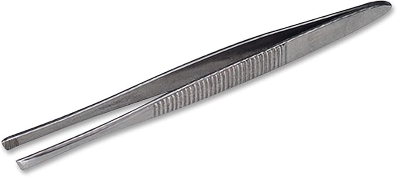 first aid stainless 3 inch tweezers